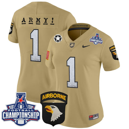 Women's ABK 2024 AAC Championship Patch Vapor Limited Jersey - Stitched