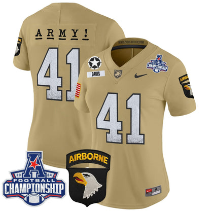 Women's ABK 2024 AAC Championship Patch Vapor Limited Jersey - Stitched