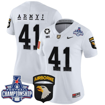 Women's ABK 2024 AAC Championship Patch Vapor Limited Jersey - Stitched