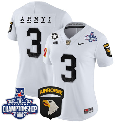 Women's ABK 2024 AAC Championship Patch Vapor Limited Jersey - Stitched