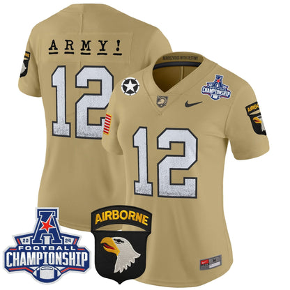 Women's ABK 2024 AAC Championship Patch Vapor Limited Jersey - Stitched
