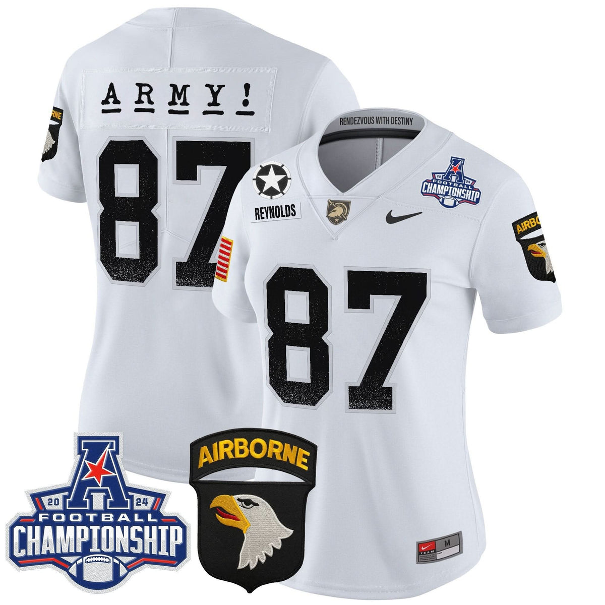 Women's ABK 2024 AAC Championship Patch Vapor Limited Jersey - Stitched