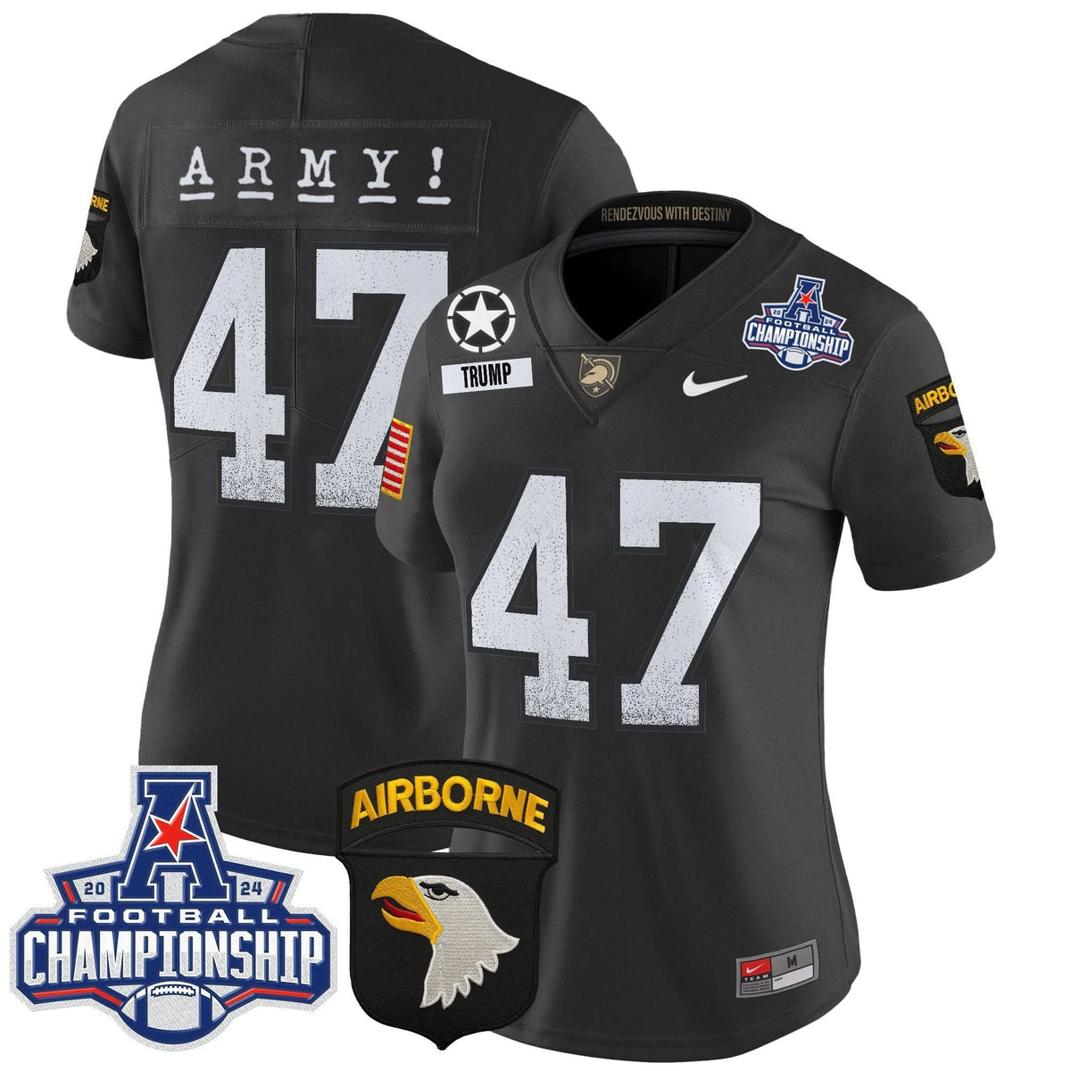 Women's ABK 2024 AAC Championship Patch Vapor Limited Jersey - Stitched