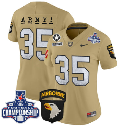 Women's ABK 2024 AAC Championship Patch Vapor Limited Jersey - Stitched