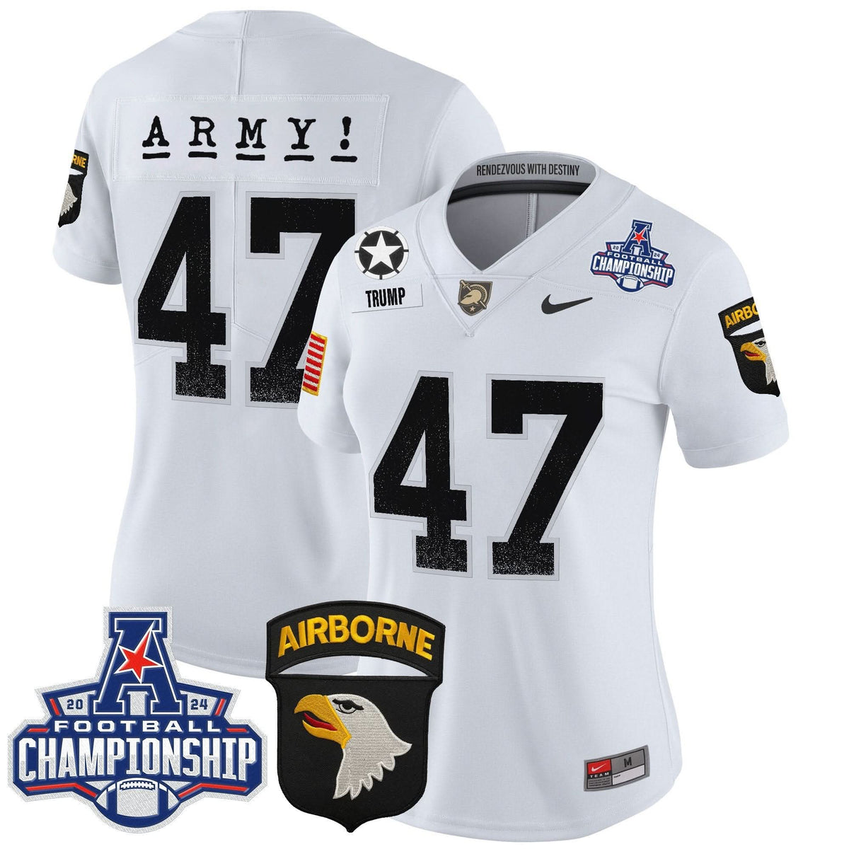 Women's ABK 2024 AAC Championship Patch Vapor Limited Jersey - Stitched
