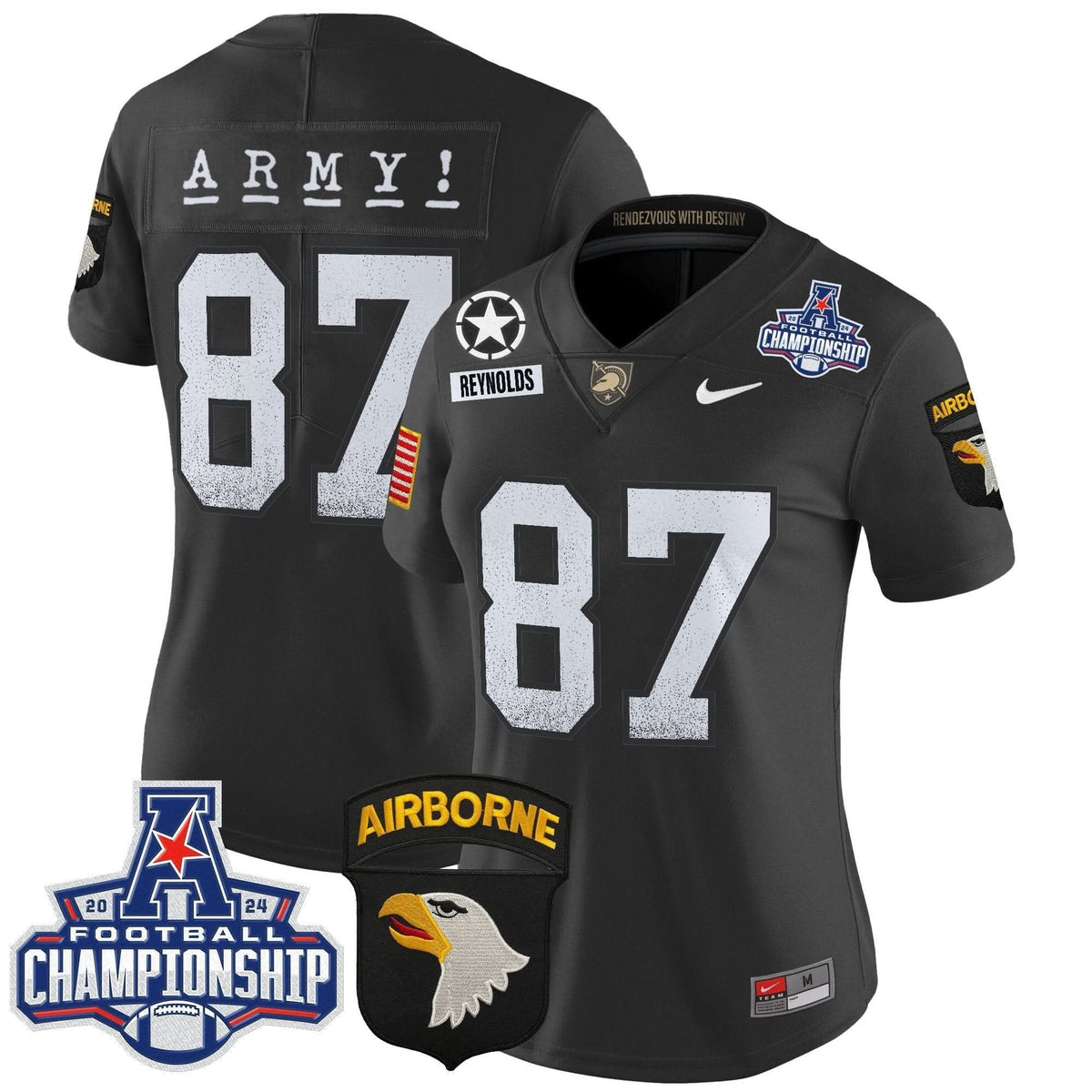 Women's ABK 2024 AAC Championship Patch Vapor Limited Jersey - Stitched