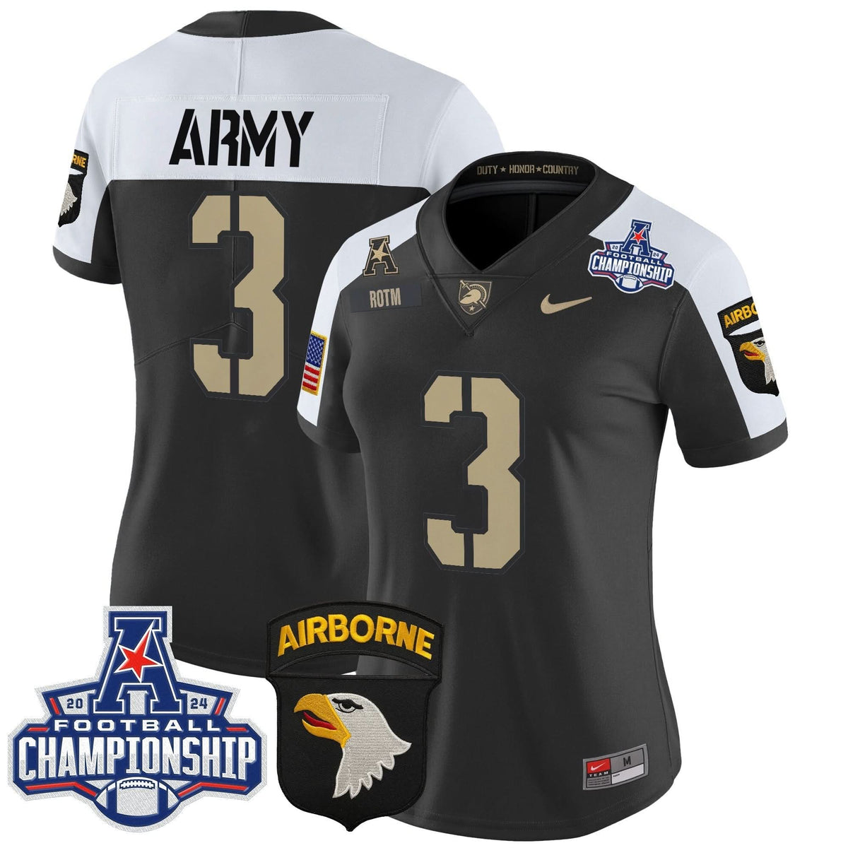 Women's ABK 2024 AAC Championship Patch Vapor Limited Jersey V2 - Stitched