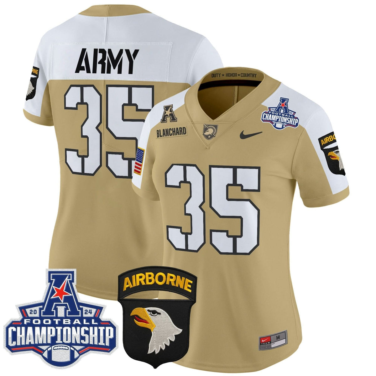 Women's ABK 2024 AAC Championship Patch Vapor Limited Jersey V2 - Stitched