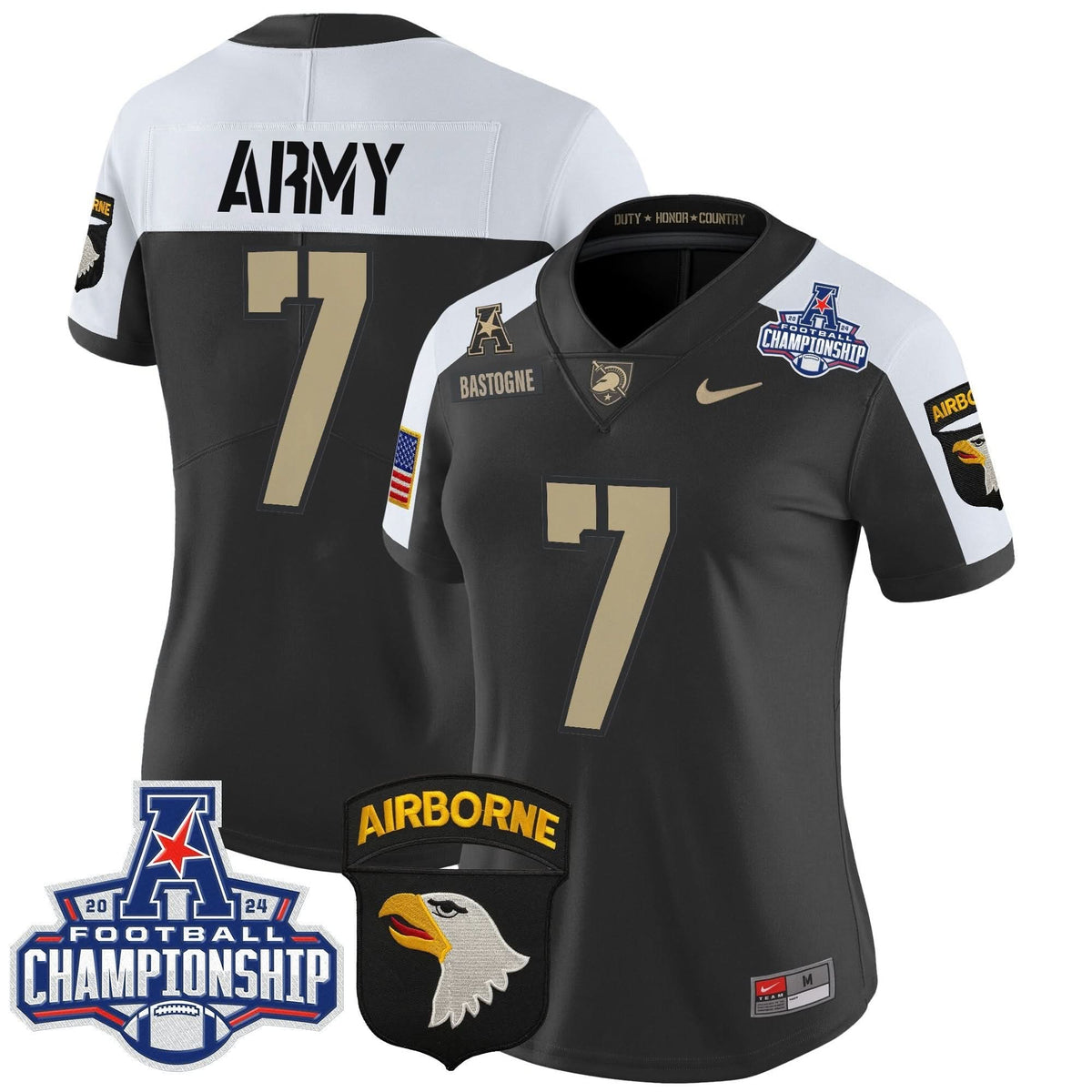 Women's ABK 2024 AAC Championship Patch Vapor Limited Jersey V2 - Stitched