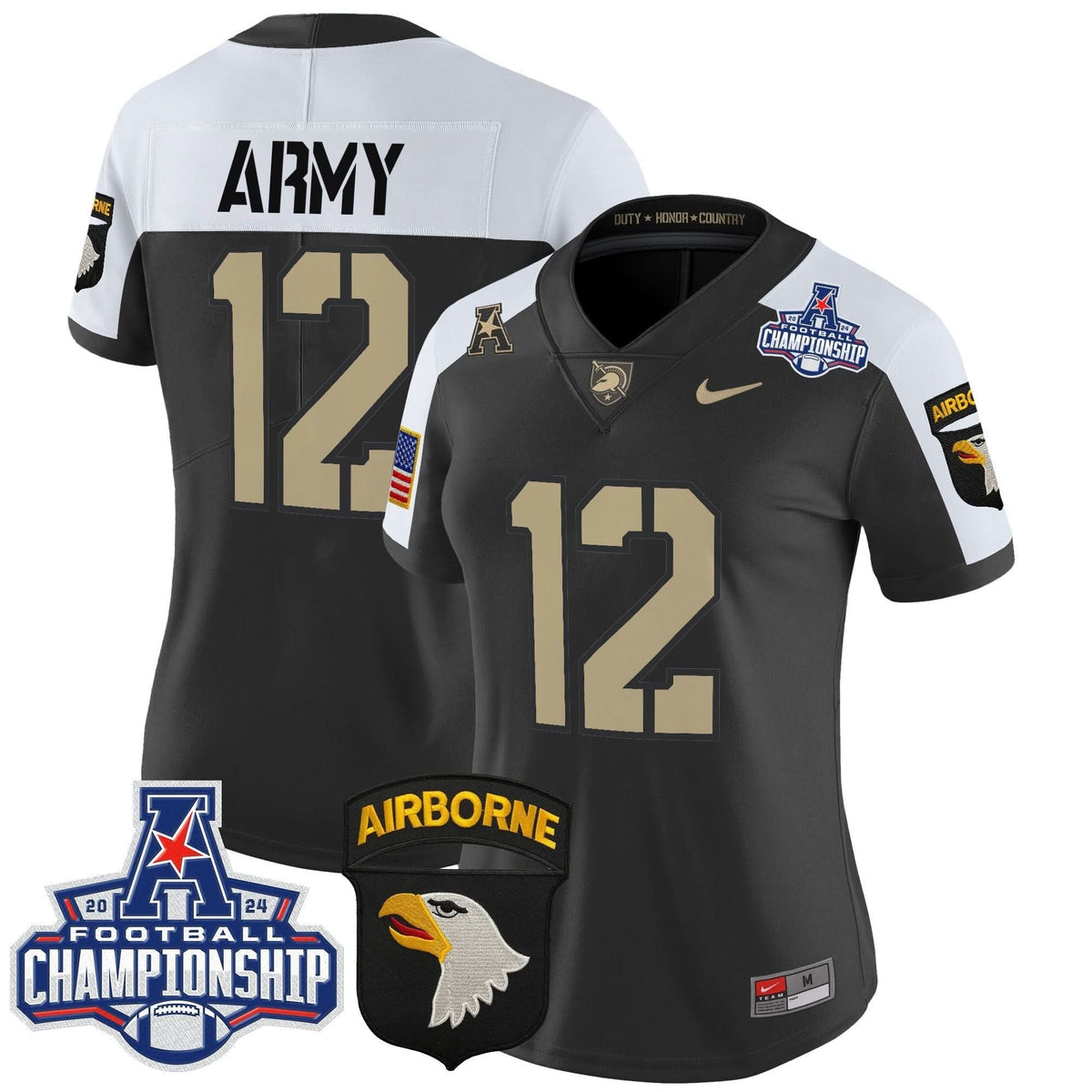 Women's ABK 2024 AAC Championship Patch Vapor Limited Jersey V2 - Stitched