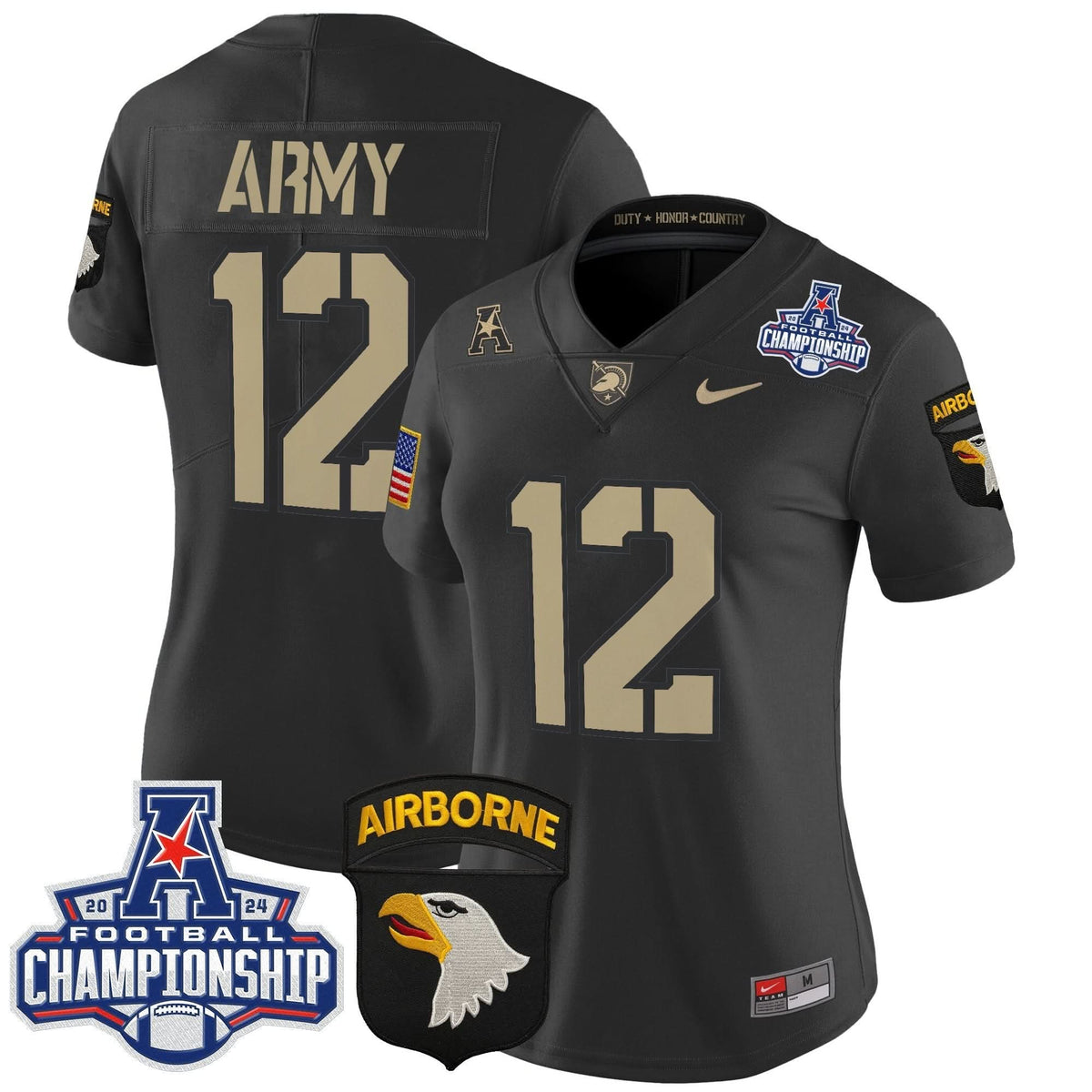 Women's ABK 2024 AAC Championship Patch Vapor Limited Jersey V2 - Stitched