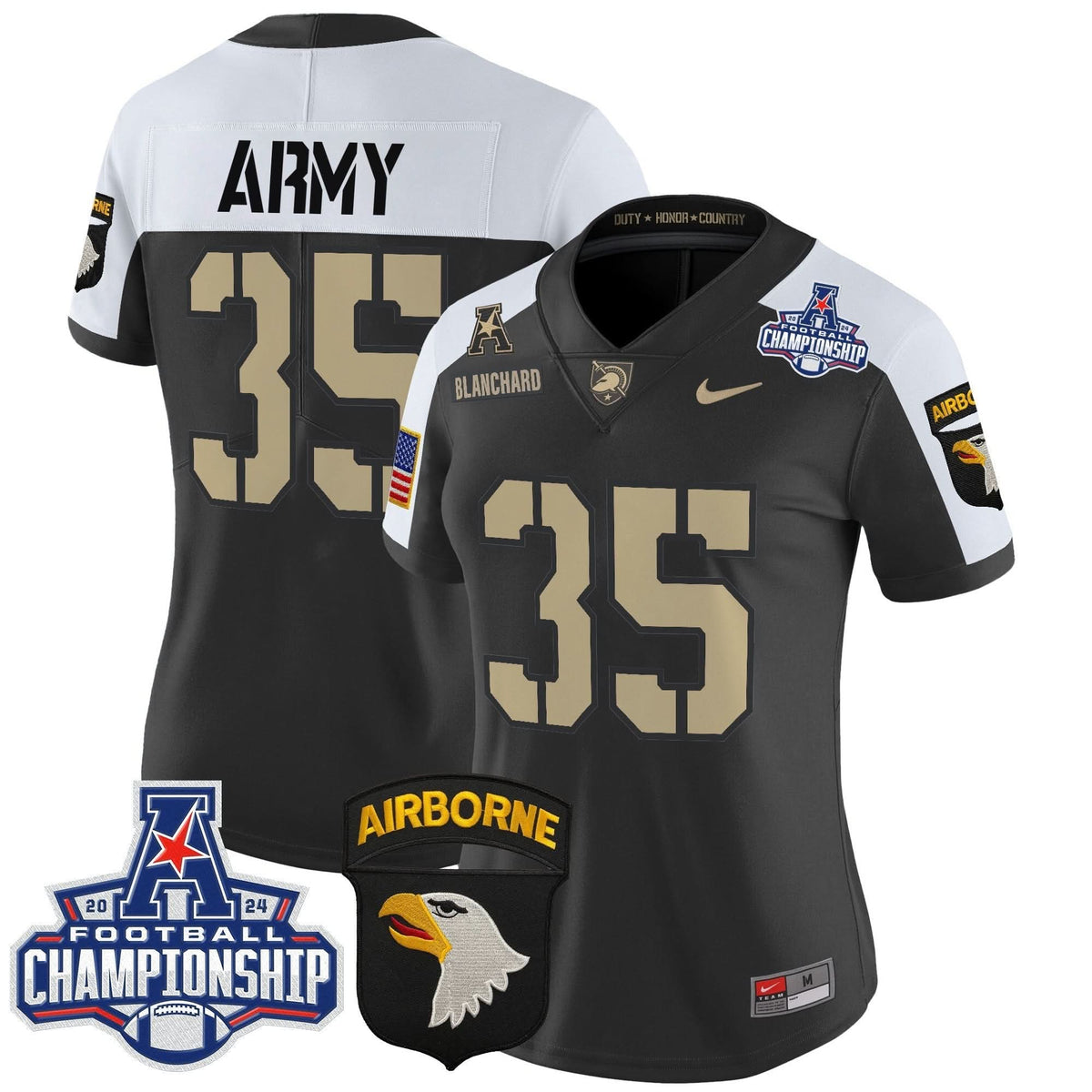 Women's ABK 2024 AAC Championship Patch Vapor Limited Jersey V2 - Stitched