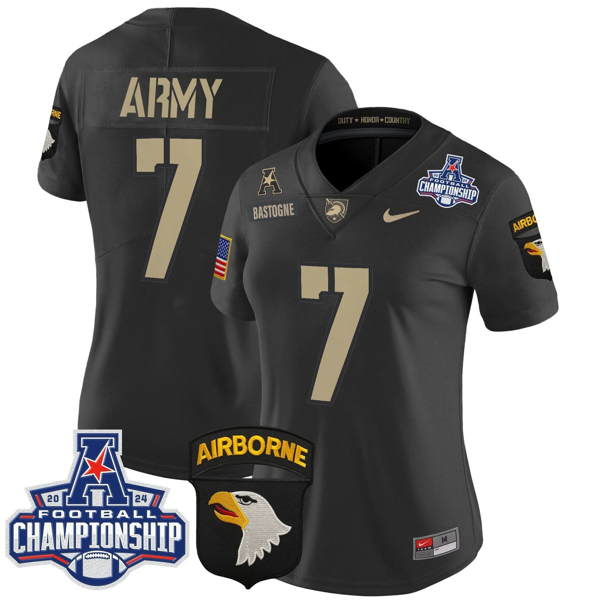 Women's ABK 2024 AAC Championship Patch Vapor Limited Jersey V2 - Stitched