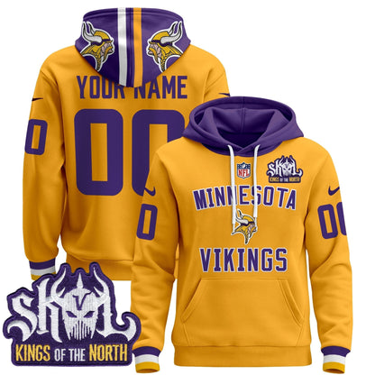 Minnesota Vikings 2024 Custom Pullover Hoodie V4