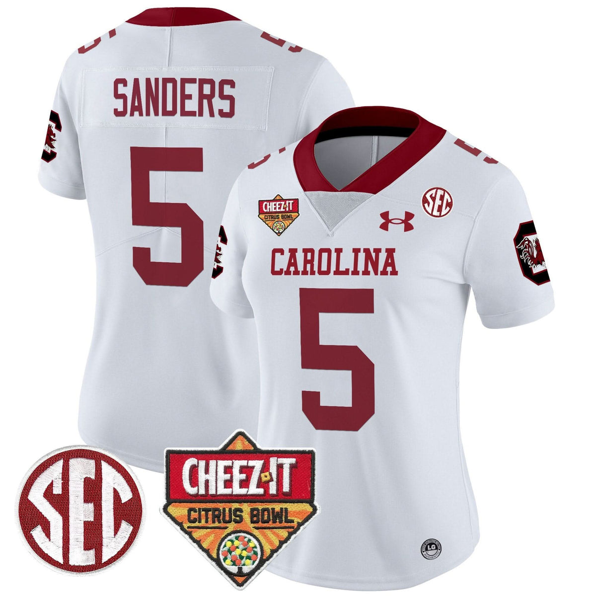 Women's SCG 1980 Throwback Cheez-It Citrus Bowl Patch Vapor Limited Jersey - Stitched