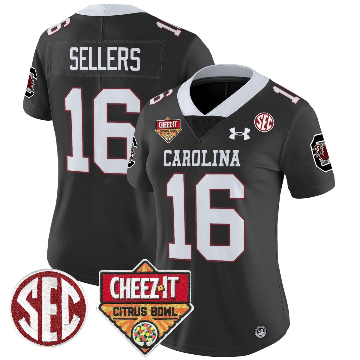 Women's SCG 1980 Throwback Cheez-It Citrus Bowl Patch Vapor Limited Jersey - Stitched
