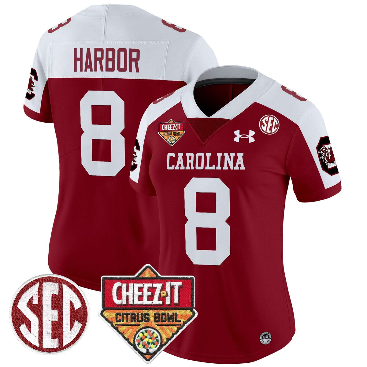 Women's SCG 1980 Throwback Cheez-It Citrus Bowl Patch Vapor Limited Jersey - Stitched