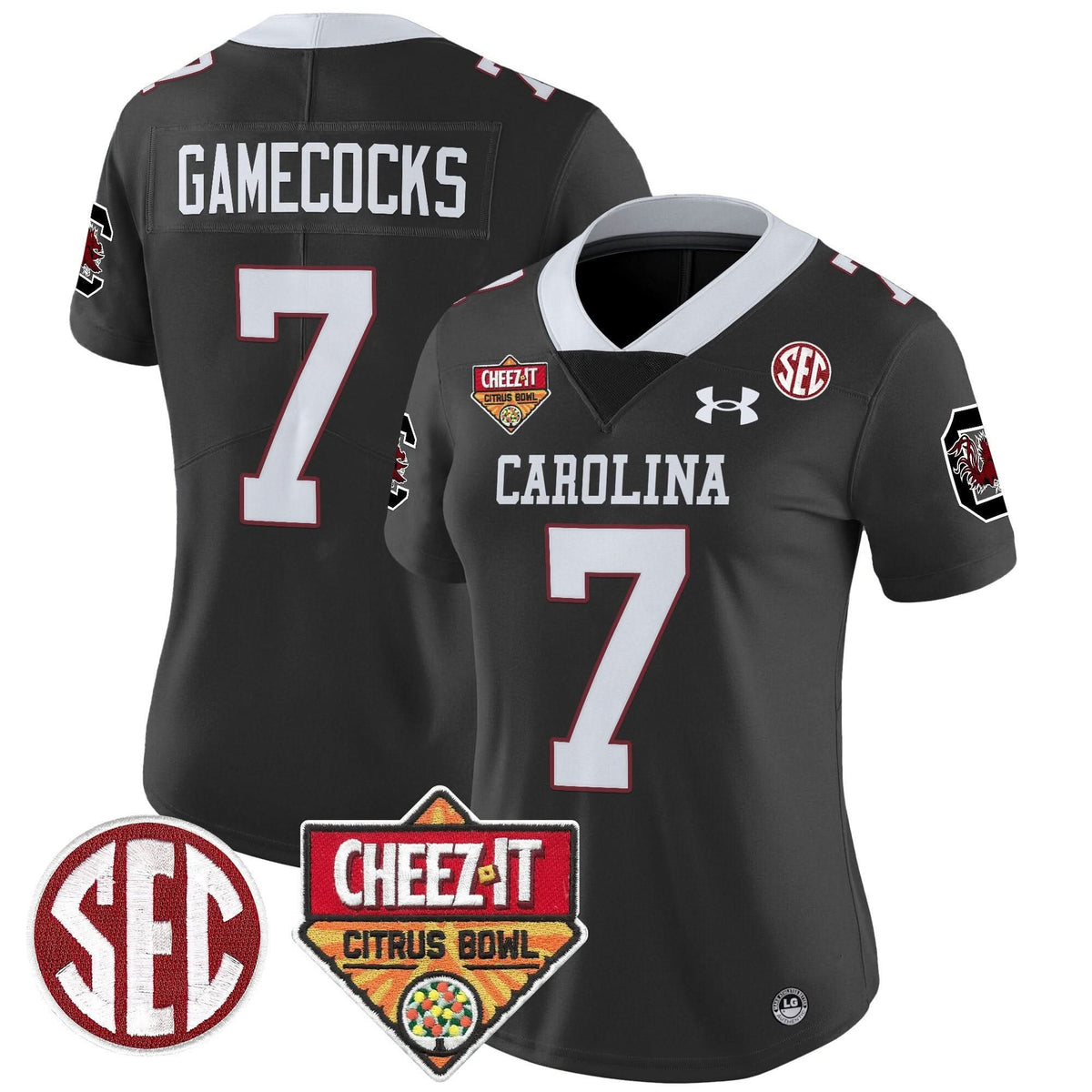 Women's SCG 1980 Throwback Cheez-It Citrus Bowl Patch Vapor Limited Jersey - Stitched