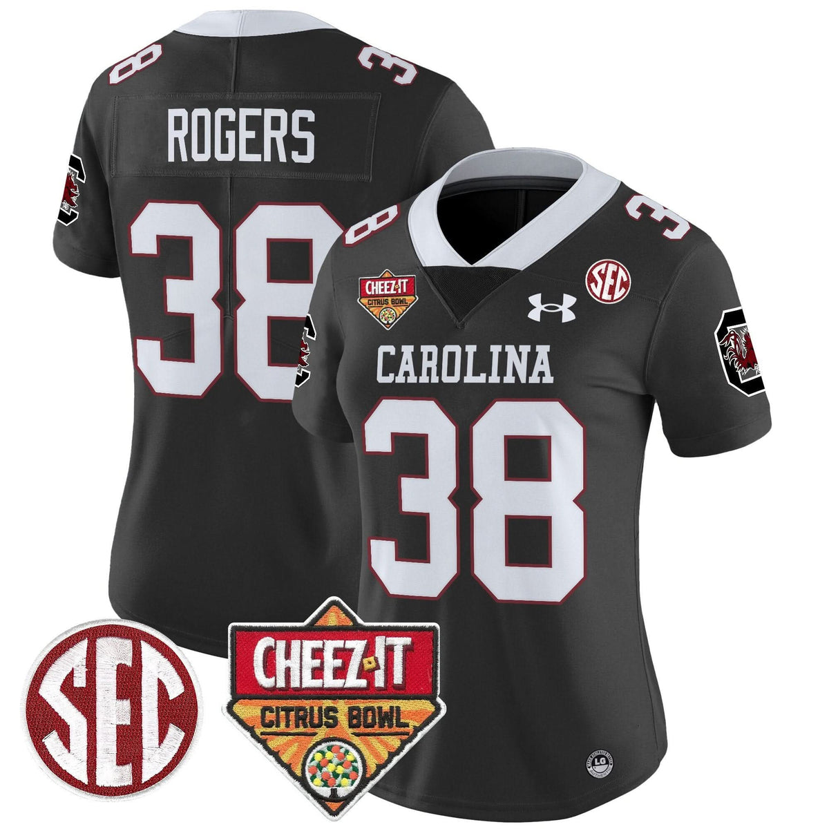 Women's SCG 1980 Throwback Cheez-It Citrus Bowl Patch Vapor Limited Jersey - Stitched
