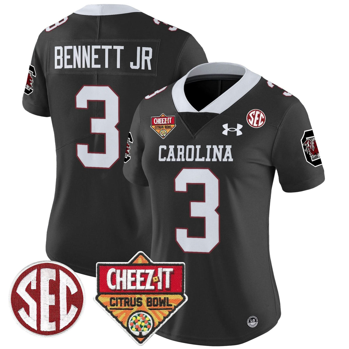 Women's SCG 1980 Throwback Cheez-It Citrus Bowl Patch Vapor Limited Jersey - Stitched