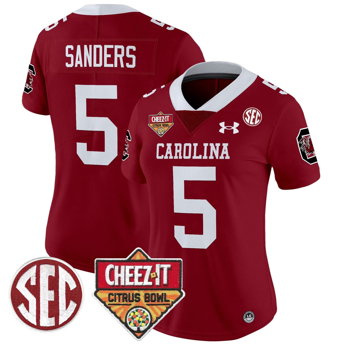 Women's SCG 1980 Throwback Cheez-It Citrus Bowl Patch Vapor Limited Jersey - Stitched