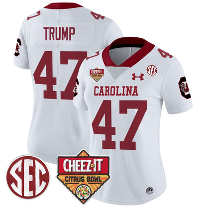 Women's SCG 1980 Throwback Cheez-It Citrus Bowl Patch Vapor Limited Jersey - Stitched