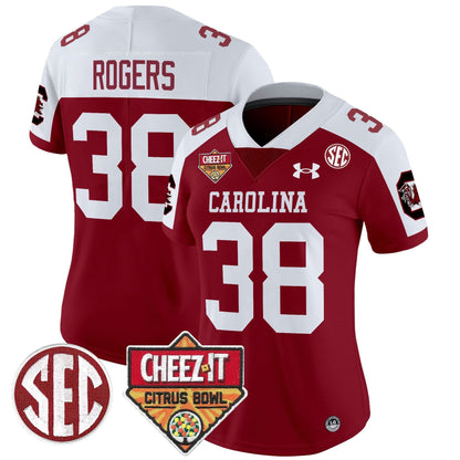 Women's SCG 1980 Throwback Cheez-It Citrus Bowl Patch Vapor Limited Jersey - Stitched