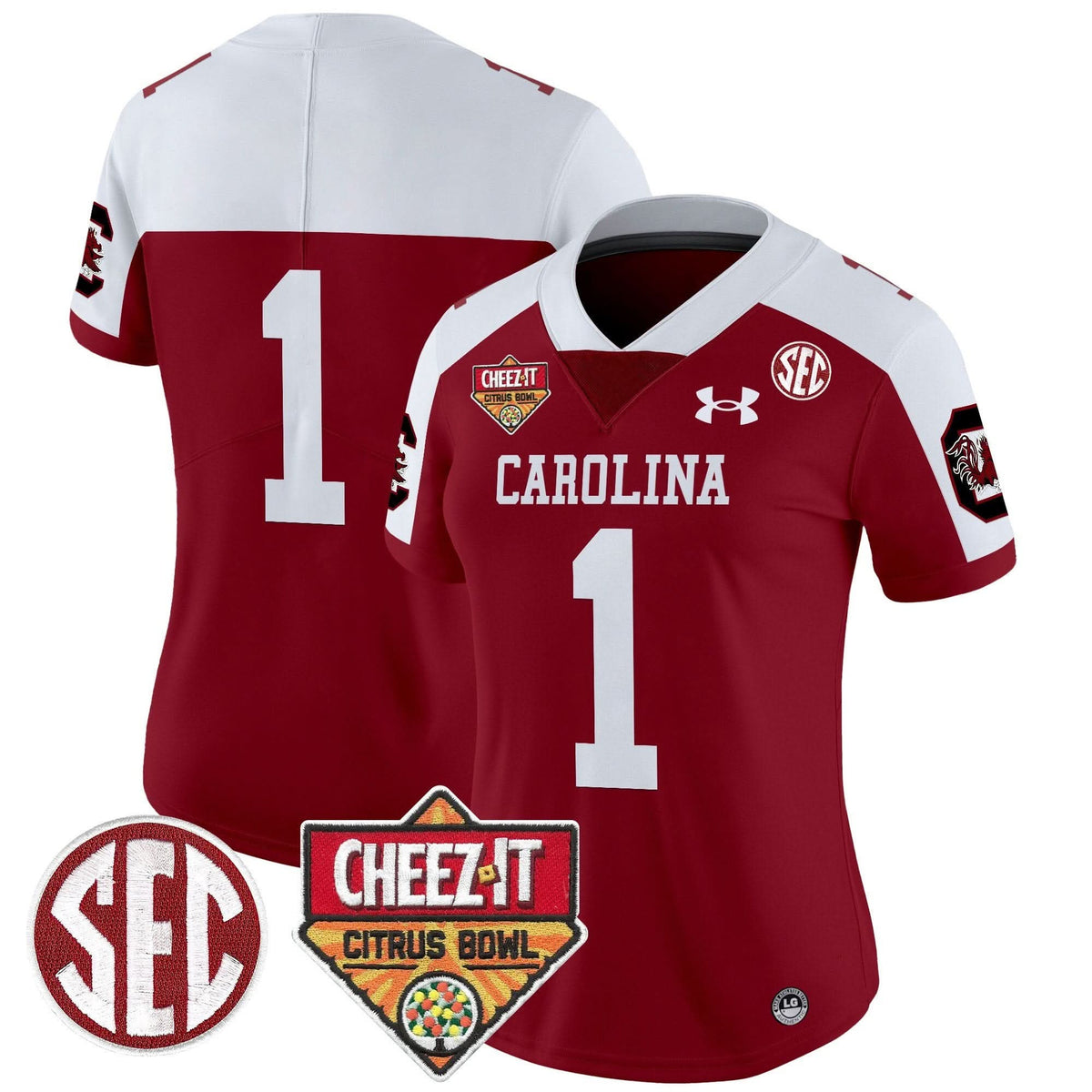 Women's SCG 1980 Throwback Cheez-It Citrus Bowl Patch Vapor Limited Jersey - Stitched