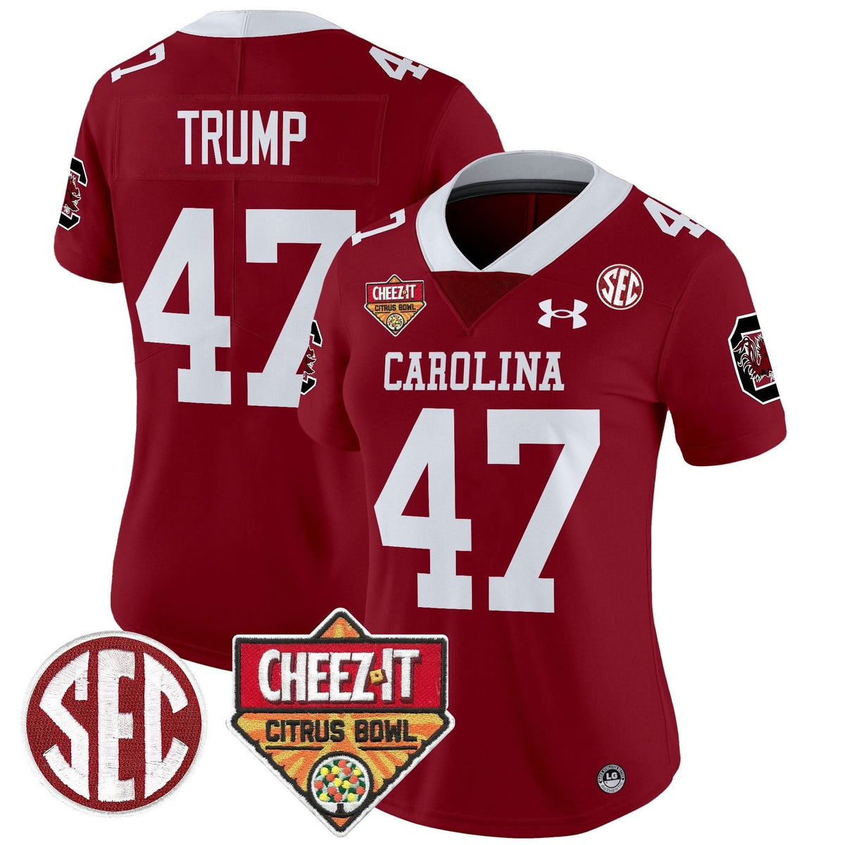 Women's SCG 1980 Throwback Cheez-It Citrus Bowl Patch Vapor Limited Jersey - Stitched