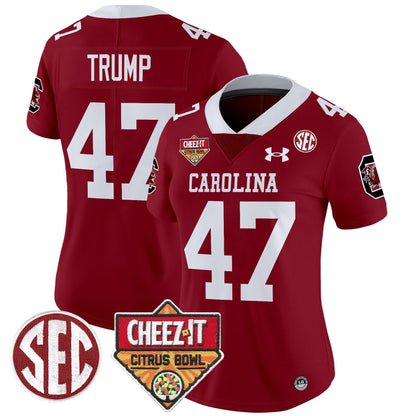 Women's SCG 1980 Throwback Cheez-It Citrus Bowl Patch Vapor Limited Jersey - Stitched