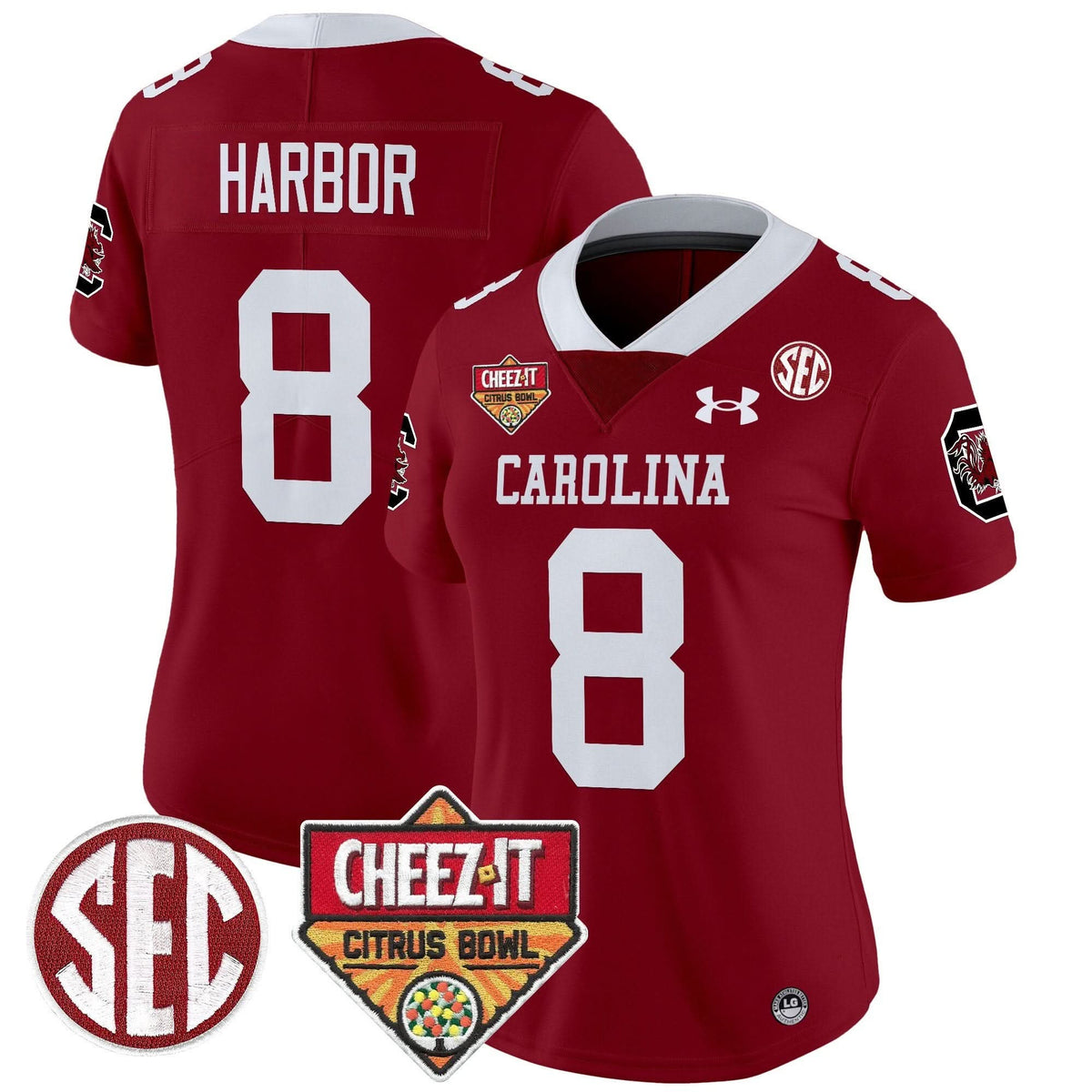 Women's SCG 1980 Throwback Cheez-It Citrus Bowl Patch Vapor Limited Jersey - Stitched