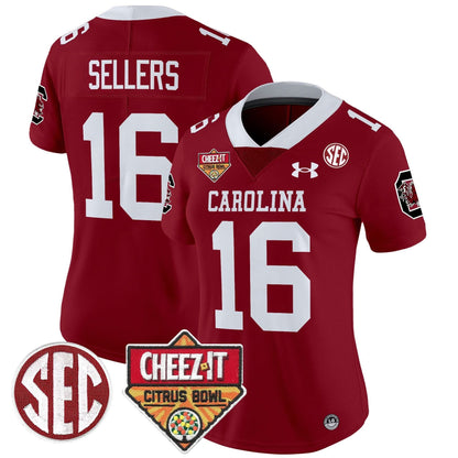 Women's SCG 1980 Throwback Cheez-It Citrus Bowl Patch Vapor Limited Jersey - Stitched