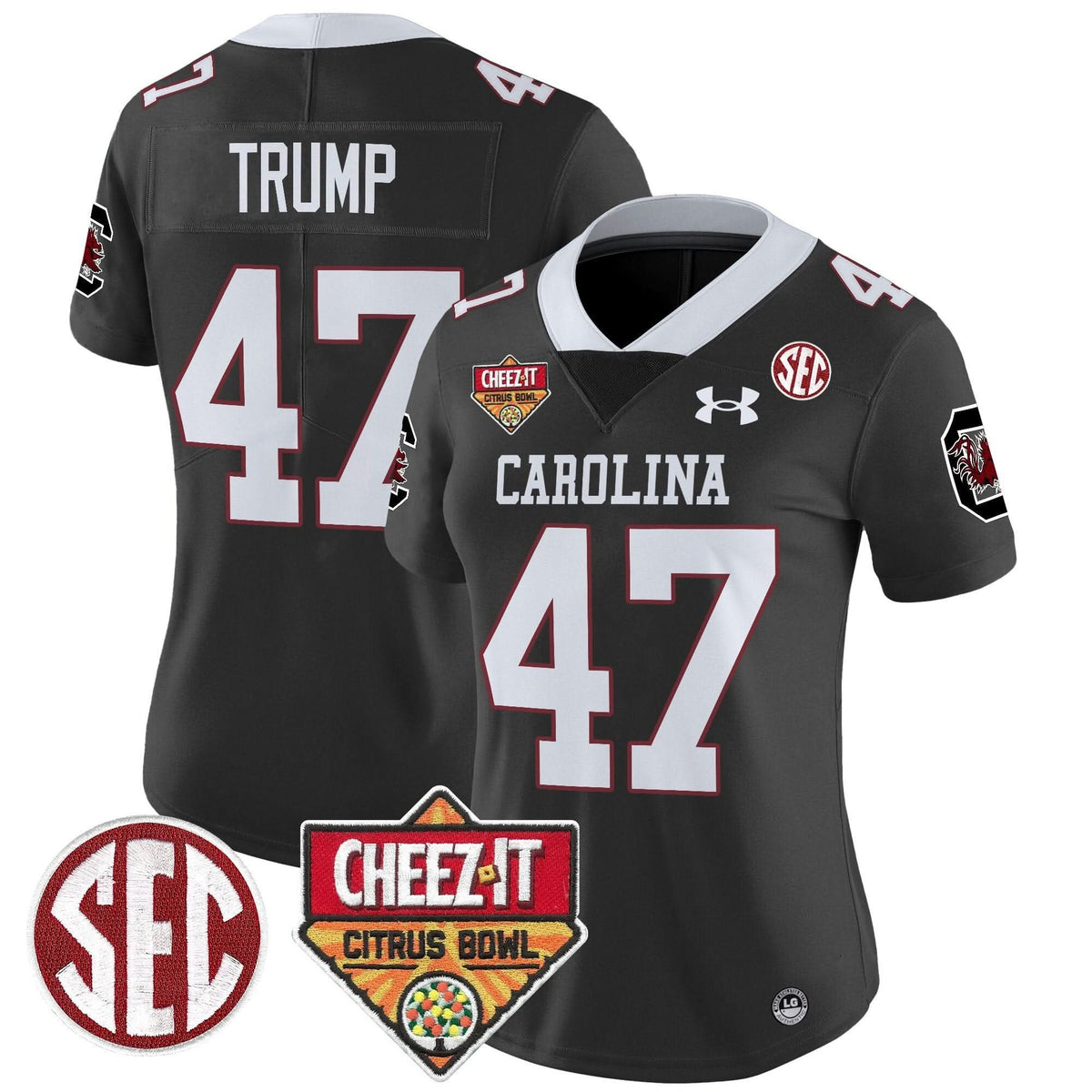Women's SCG 1980 Throwback Cheez-It Citrus Bowl Patch Vapor Limited Jersey - Stitched