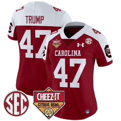 Women's SCG 1980 Throwback Cheez-It Citrus Bowl Patch Vapor Limited Jersey - Stitched