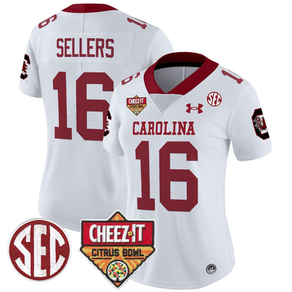 Women's SCG 1980 Throwback Cheez-It Citrus Bowl Patch Vapor Limited Jersey - Stitched