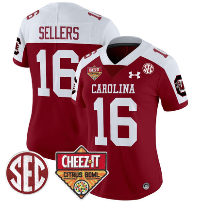 Women's SCG 1980 Throwback Cheez-It Citrus Bowl Patch Vapor Limited Jersey - Stitched