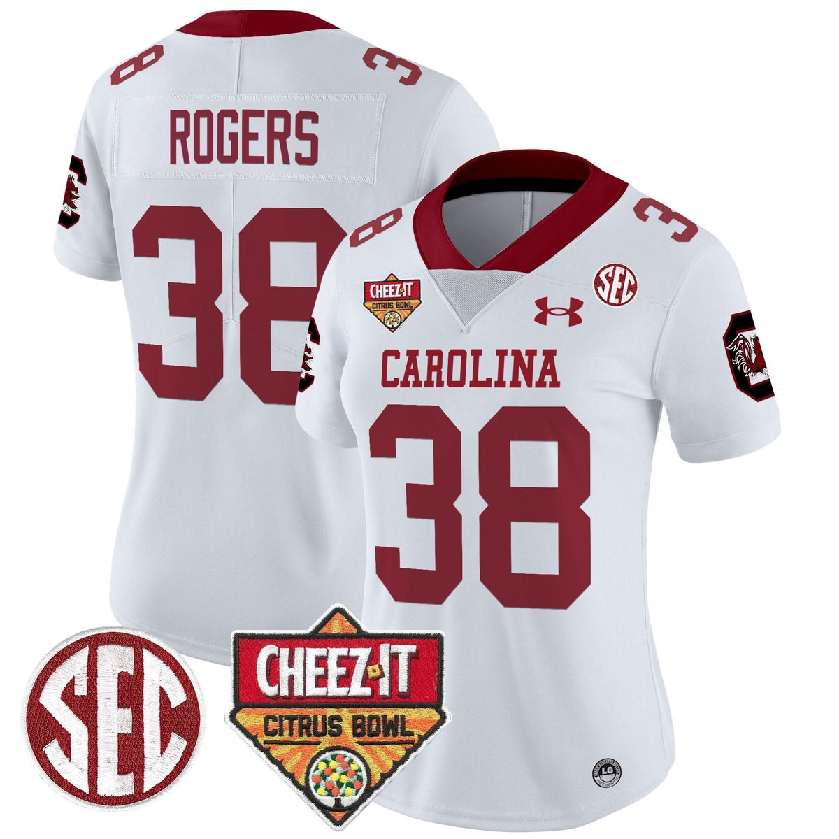Women's SCG 1980 Throwback Cheez-It Citrus Bowl Patch Vapor Limited Jersey - Stitched