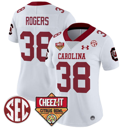 Women's SCG 1980 Throwback Cheez-It Citrus Bowl Patch Vapor Limited Jersey - Stitched