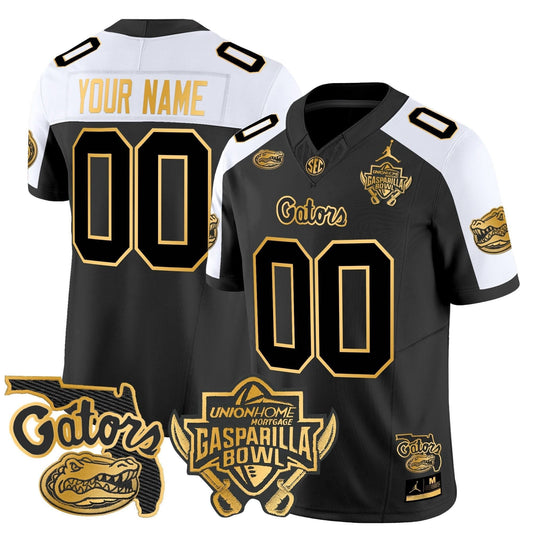 FG 2024 Gasparilla Bowl Patch Gold Vapor Limited Custom Jersey