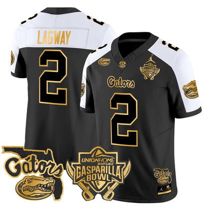 FG 2024 Gasparilla Bowl Patch Gold Vapor Limited Jersey