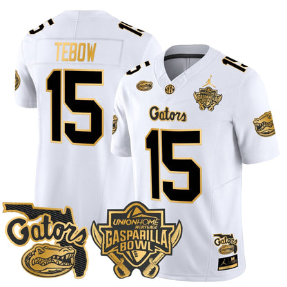 FG 2024 Gasparilla Bowl Patch Gold Vapor Limited Jersey