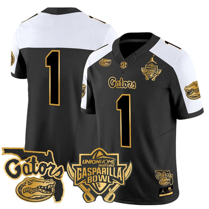 FG 2024 Gasparilla Bowl Patch Gold Vapor Limited Jersey
