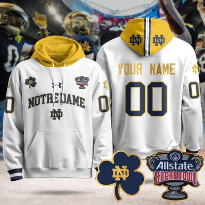 Custom NDFI Allstate Sugar Bowl Hoodie - Stitched