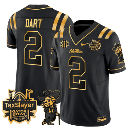 OMB 2024 Gator Bowl Patch Gold Vapor Limited Jersey