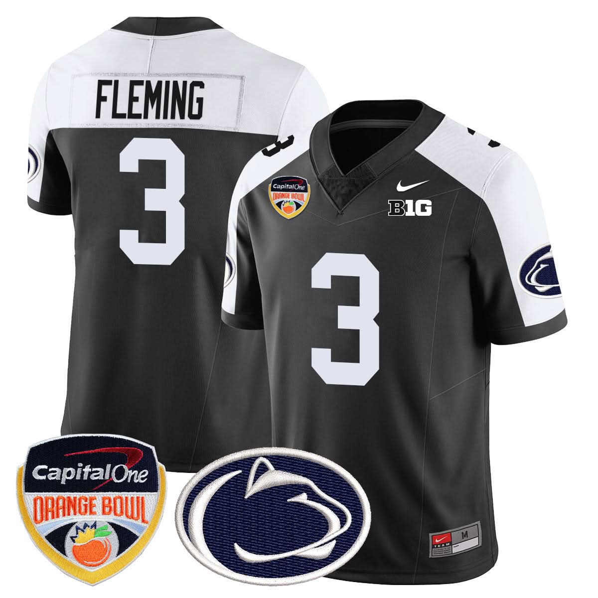 Men's Penn State Nittany Lions 2024 Orange Bowl Jersey - All Stitched