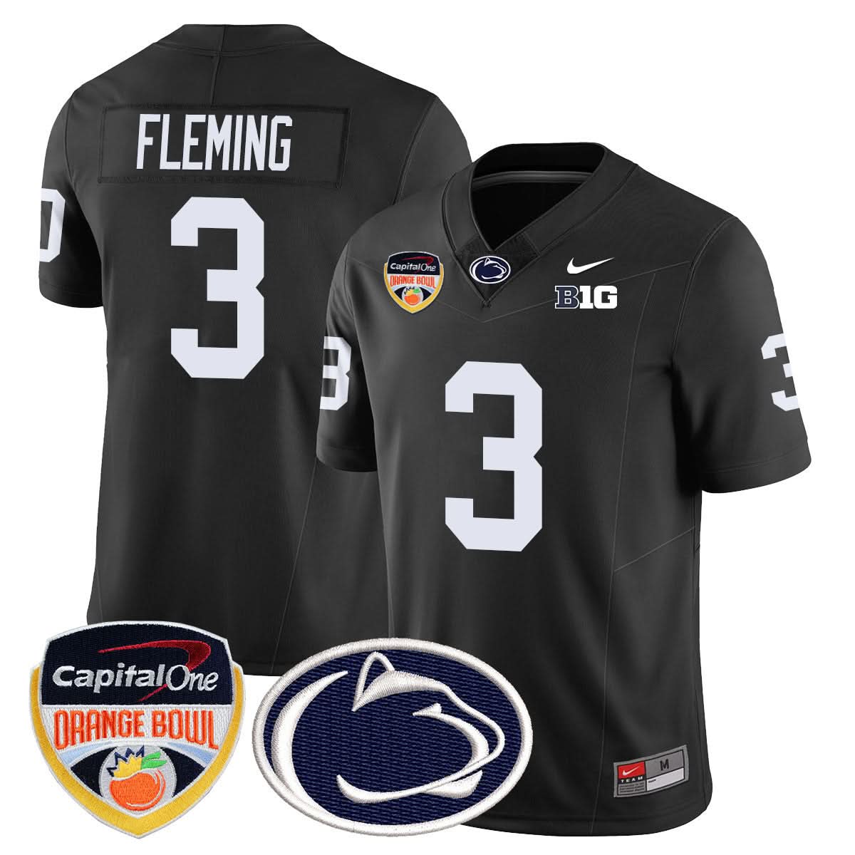 Men's Penn State Nittany Lions 2024 Orange Bowl Jersey - All Stitched
