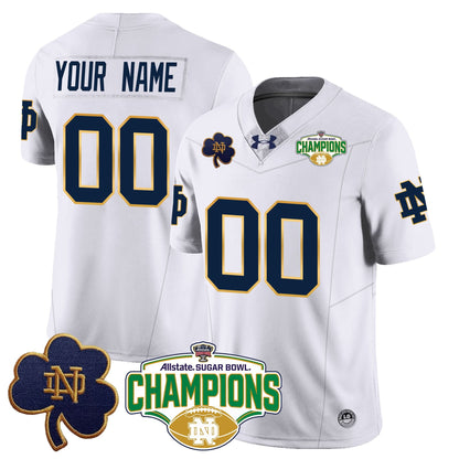Custom NDFI 2025 Sugar Bowl Champions Jersey