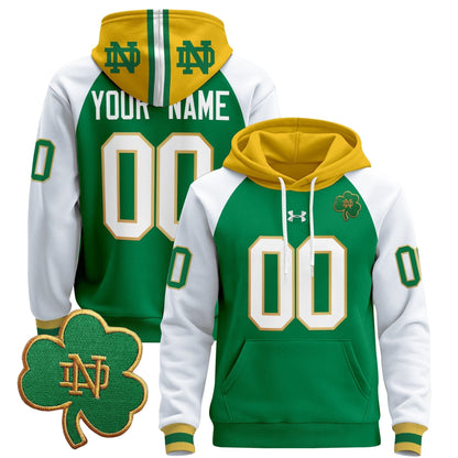 Notre Dame Fighting Irish 2025 Custom Pullover Hoodie