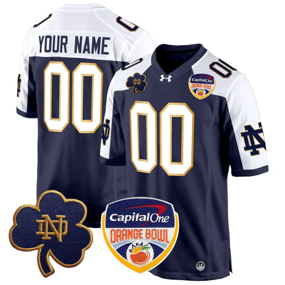 NDFI 2024 Orange Bowl Patch Game Custom Jersey