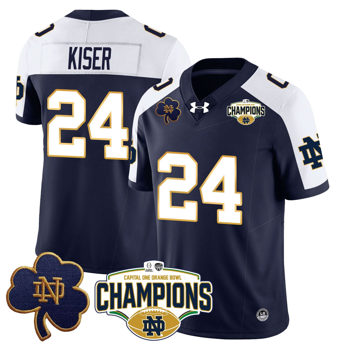NDFI 2025 Orange Bowl Champions Jersey N5